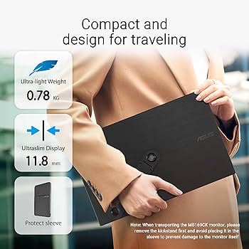 ピ*ಣ様 25年製ASUSモニターMB169CK 15.6インチ360°回転フル Amazon.co.jp: ASUS ポータブルモニター/ZenScreen MB169CK-J